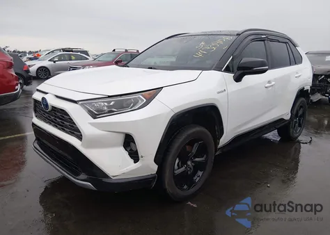 2019 Toyota Rav4 Hybrid Xse from USA, damaged, VIN 2T3EWRFV9KW040751